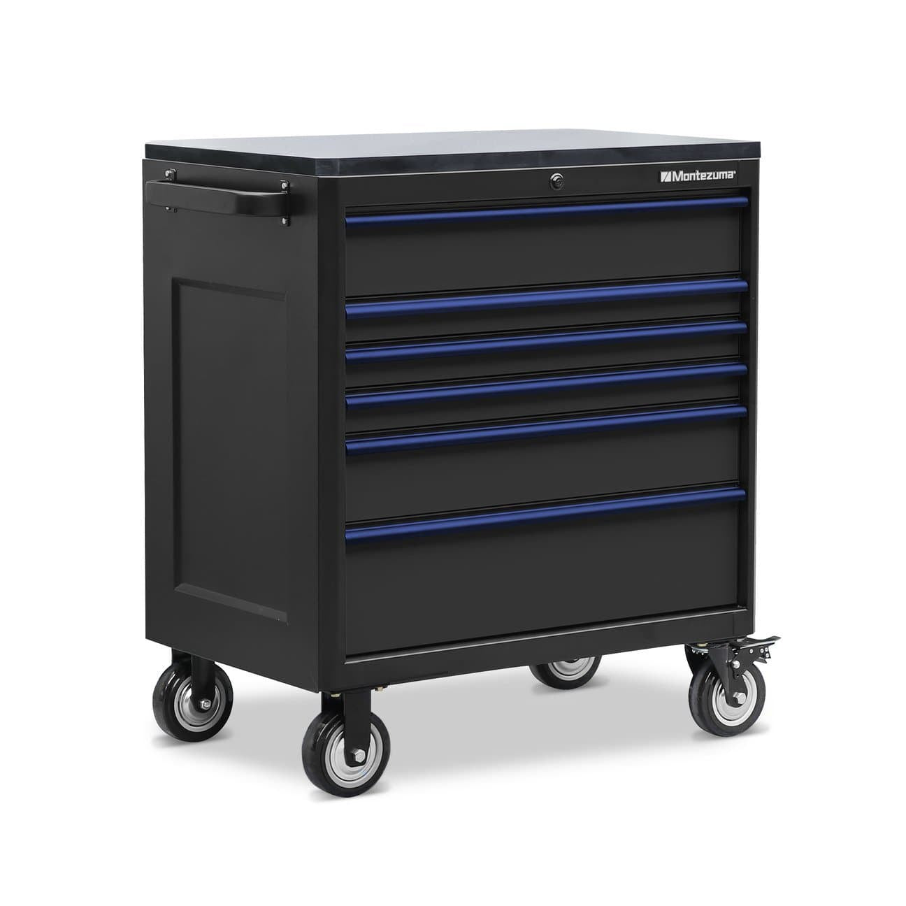 Montezuma Large 36 X 24 Inch Tool Box Rolling Tool Cabinet With Multiple Power Outlets & Drawers - Senior.com Tool Cabinets